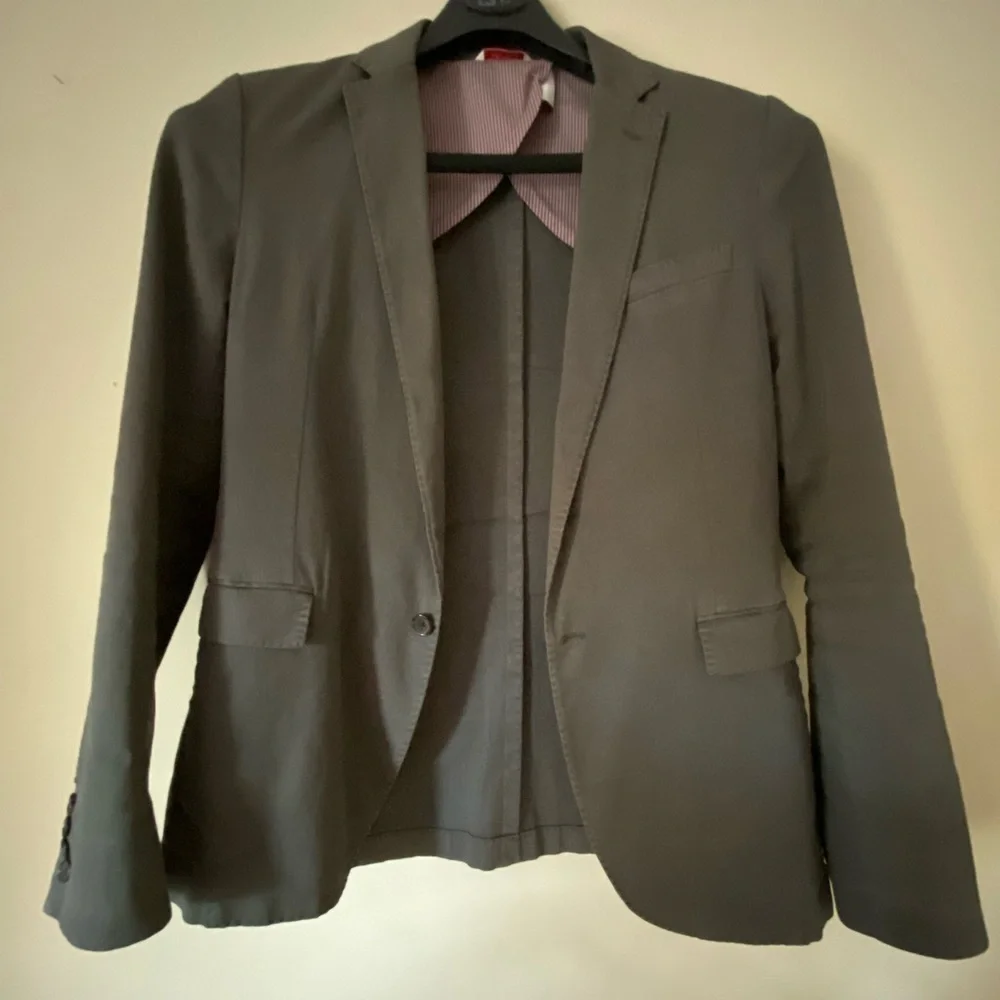 Brooks Brothers Red Fleece Gray Cotton Jacket 42L